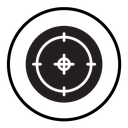 Target, aim, focus icon