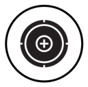 Target, aim, focus icon