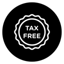 Tax free icon