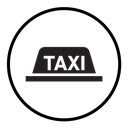 Taxi lamp icon