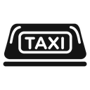 Taxi lamp icon