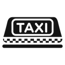 Taxi lamp icon