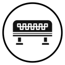 Taxi lamp icon