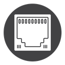 TCP Black Filled icon