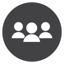 Team Black Filled icon