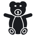 Teddy bear 5 icon