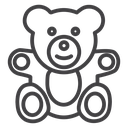 Teddy bear 6 icon