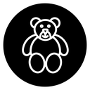 Teddy bear icon