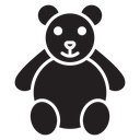 Teddy bear icon