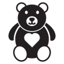 Teddy bear icon