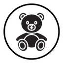 Teddy bear icon