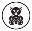 Teddy bear icon