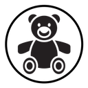 Teddy bear icon