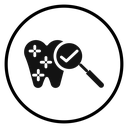 Teeth cleaning icon