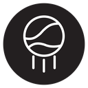 Tennis ball icon
