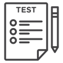Test Paper Checklist icon
