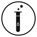 Test Tube Drop Circle icon