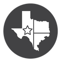 Texas Black Filled icon