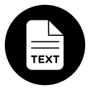 Text icon