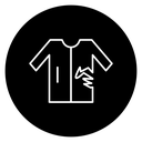 Textile waste icon