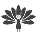 Thanksgiving peacock icon