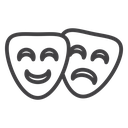 Theater masks icon