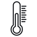 Thermometer half 3 icon