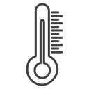 Thermometer half icon