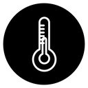 Thermometer half icon