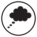 Think bubble icon