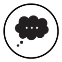 Thinking bubble icon