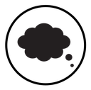 Thinking bubble icon