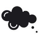 Thought bubble 3 icon