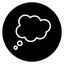 Thought bubble icon