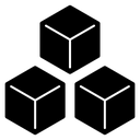 Three Stacked Cubes icon