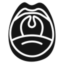 Throat oral mouth icon