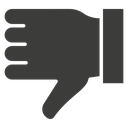 Thumb down icon