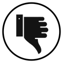 Thumbs down icon