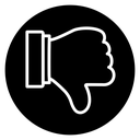 Thumbs down icon