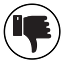 Thumbs down icon