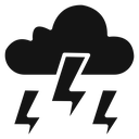 Thunder lightning icon