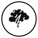 Thunder lightning icon