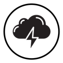 Thunder lightning icon