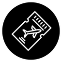 Ticket airline 2 icon