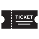 Ticket stub icon