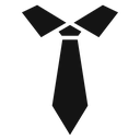 Tie Black Filled icon