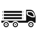 Timber truck icon