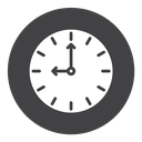 Time Black Filled icon