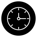 Time clock icon