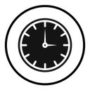 Time clock icon